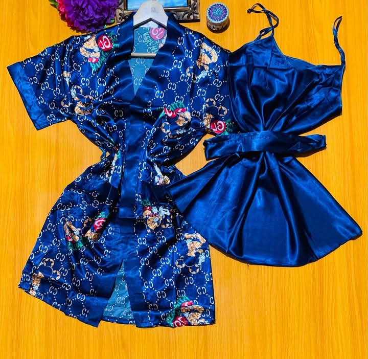 2 in 1 Satin Nightwear