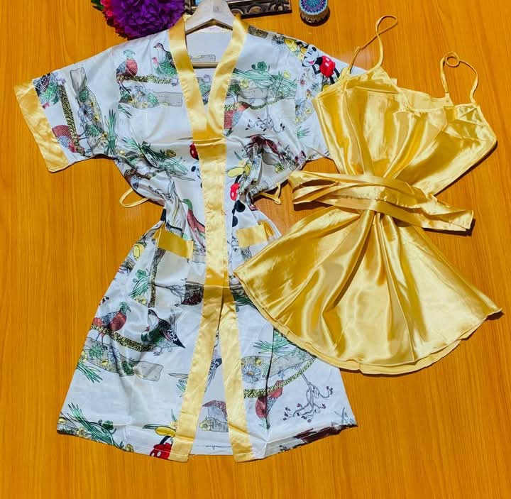 2 in 1 Satin Nightwear
