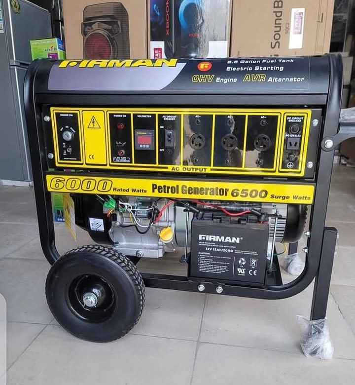 FIRMAN 6.5KVA GENERATOR