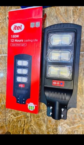 ITEL SOLAR STREET LIGHT(150w)