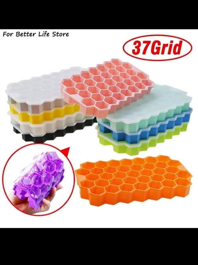 Silicon popsicle mould with cover