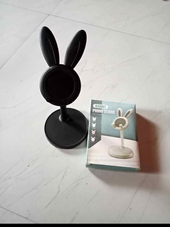 Bunny shaped phone stand