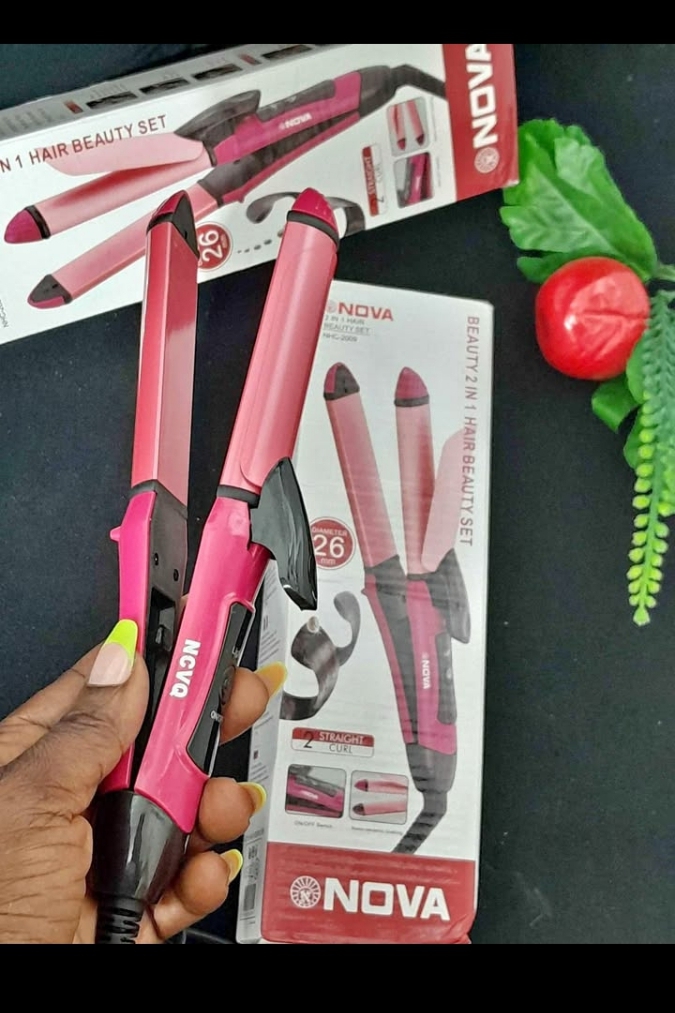 Nova 2in1 Hair Straightener & Curler
