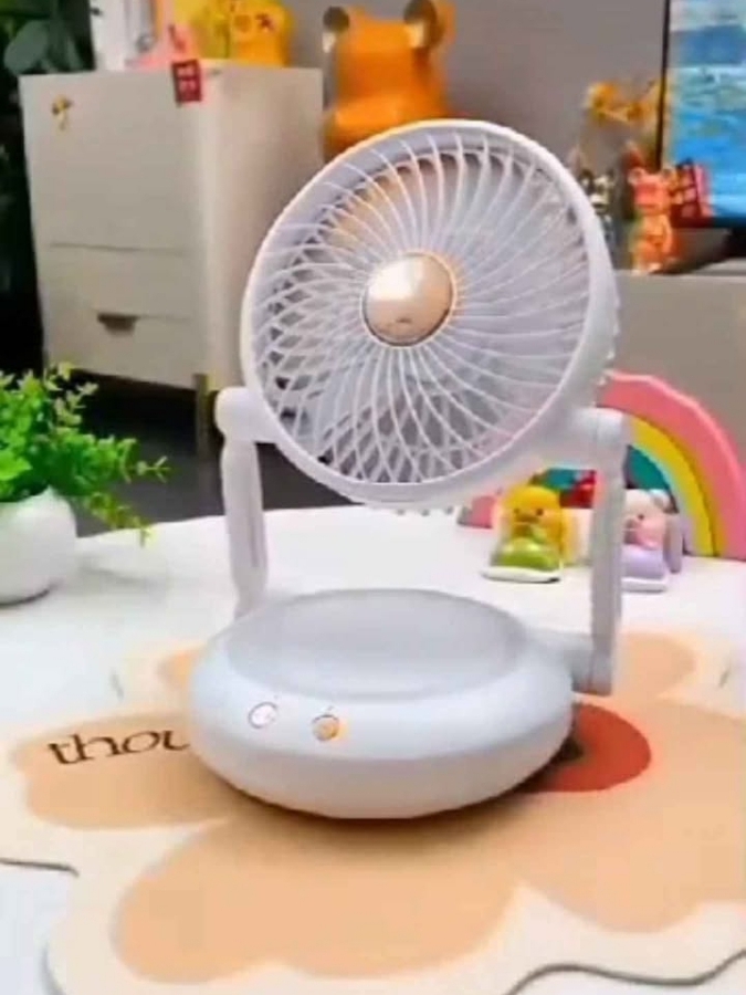 Rechargeable Rotating Table Fan