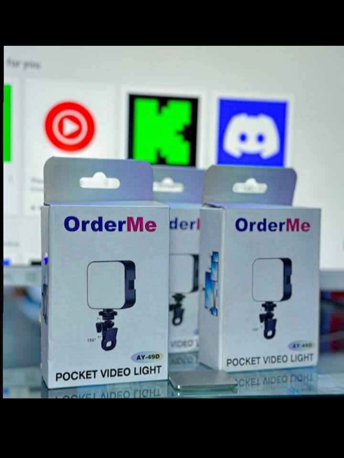 Order me: pocket photos/video light