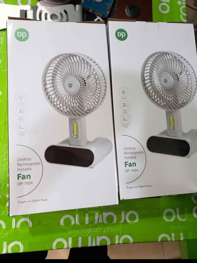 DP Desktop Rechargeable Portable Fan