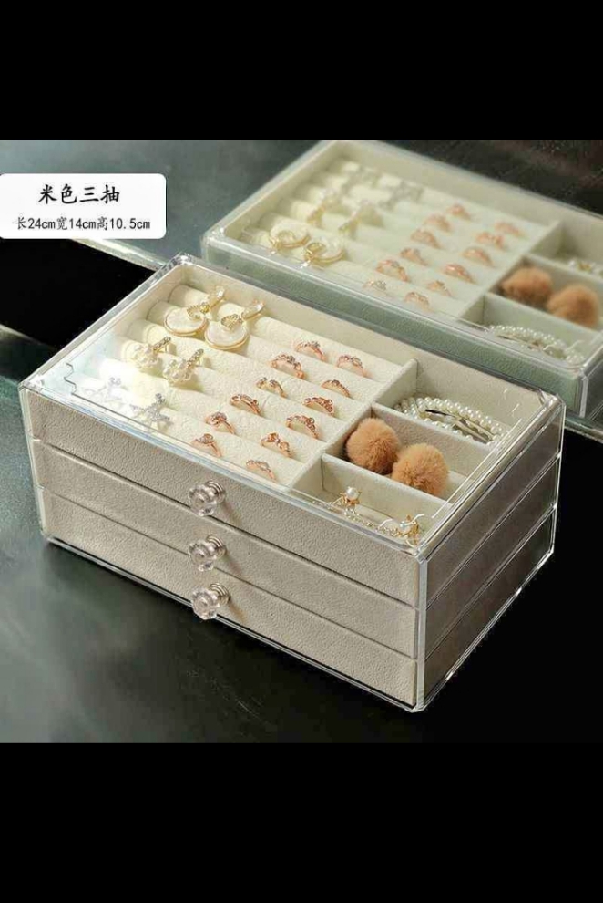 3 Layers Jewelry Box