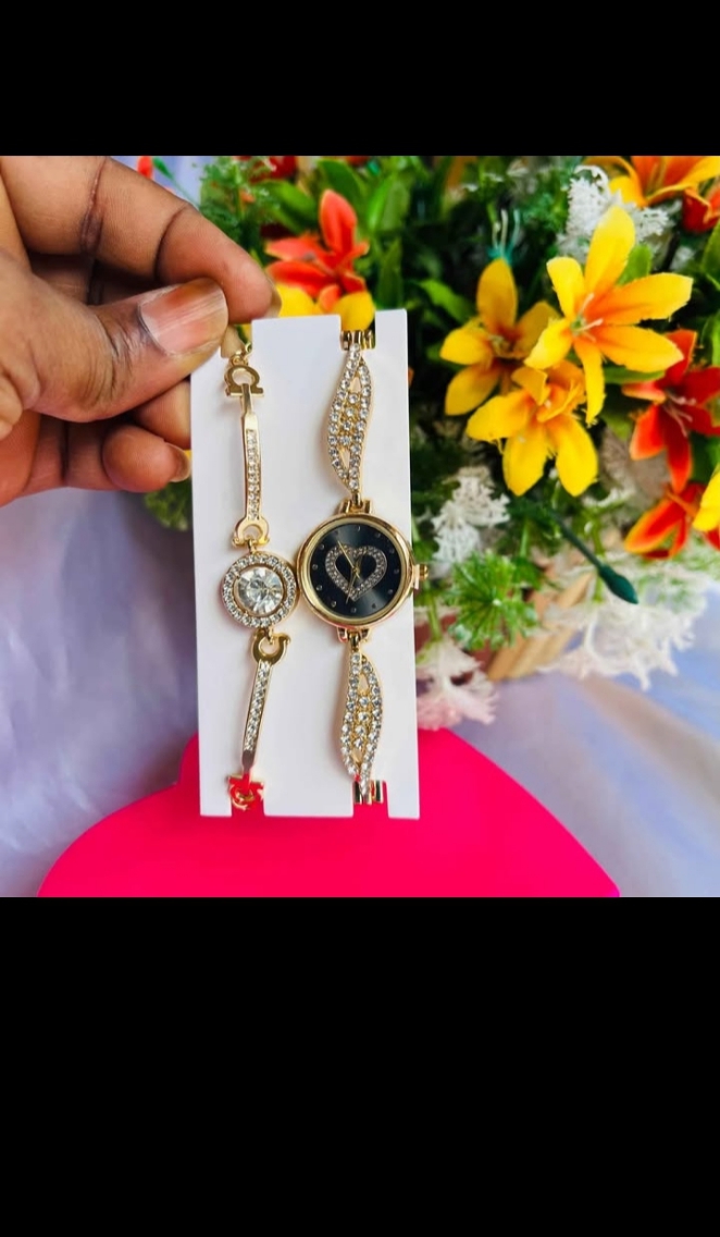 Wristwatch & Bracelet Set