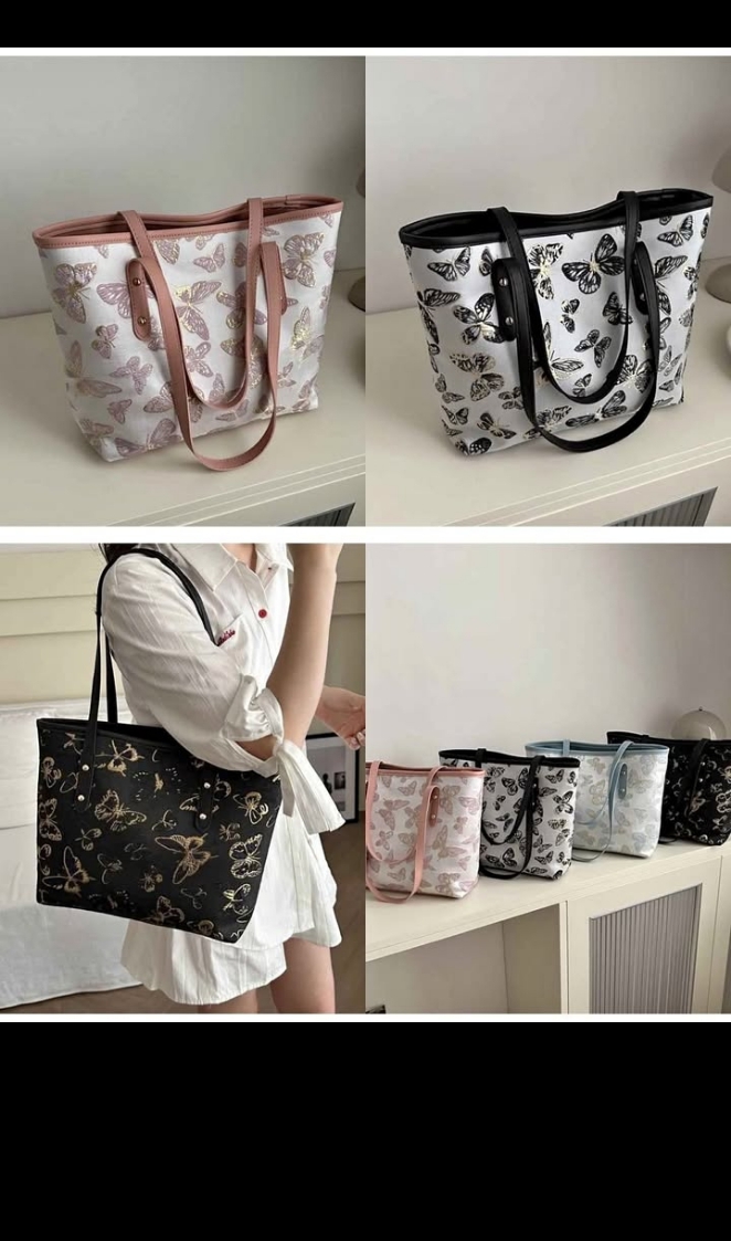 The SHINING BUTTERFLY TOTE BAG