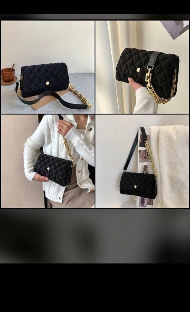 Quality Suede Chain Bag 