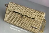 Luxury handmade crochet purse