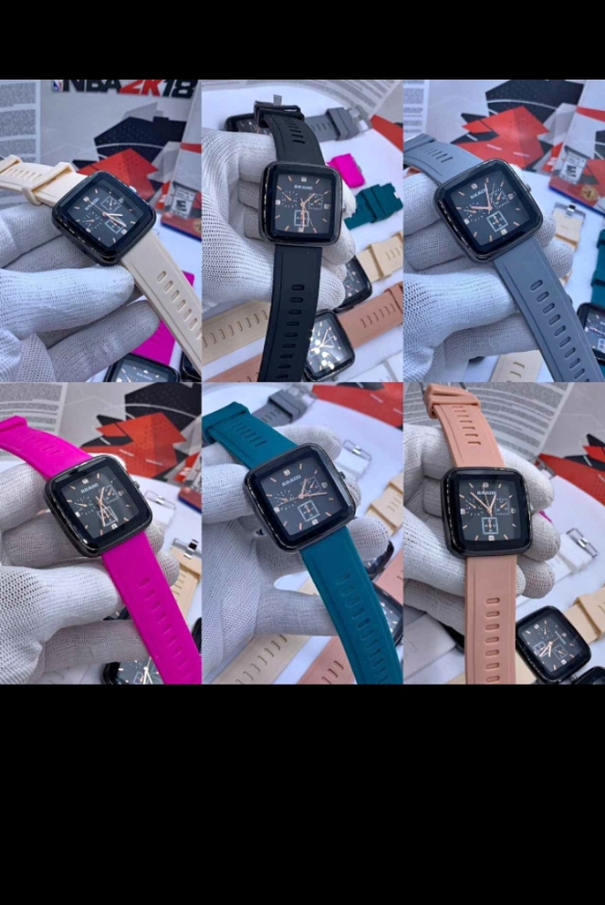 Rubber Strap Watches
