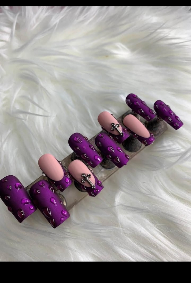 Hand made press on nails