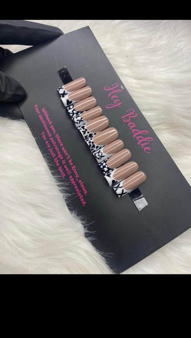 Hand made press on nails