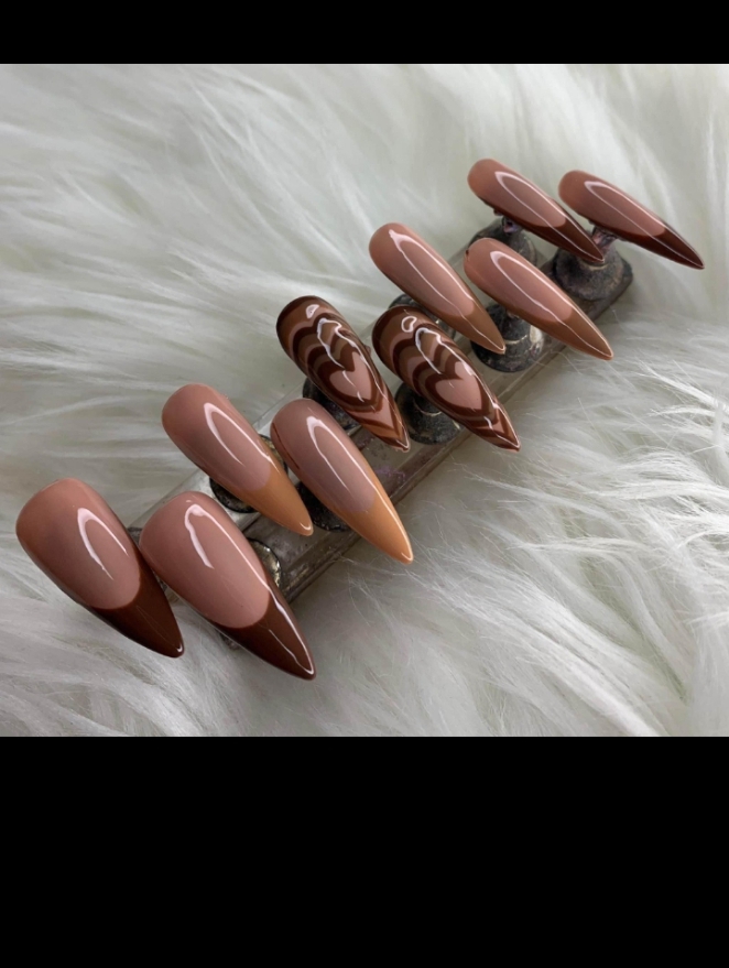 Hand made press on nails