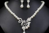 Luxury Pearl Necklace and Earring 