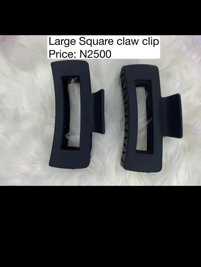 Large Square Claw Clip