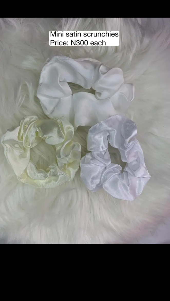 Quality Satin Scrunchies