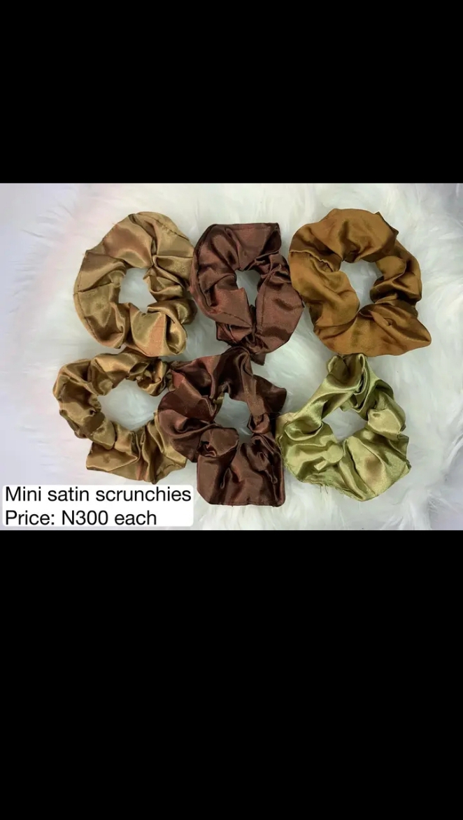 Quality Satin Scrunchies