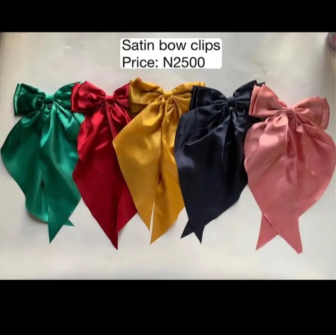 Quality Satin Bow Hair Clip