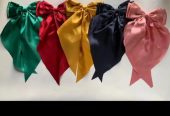 Quality Satin Bow Hair Clip