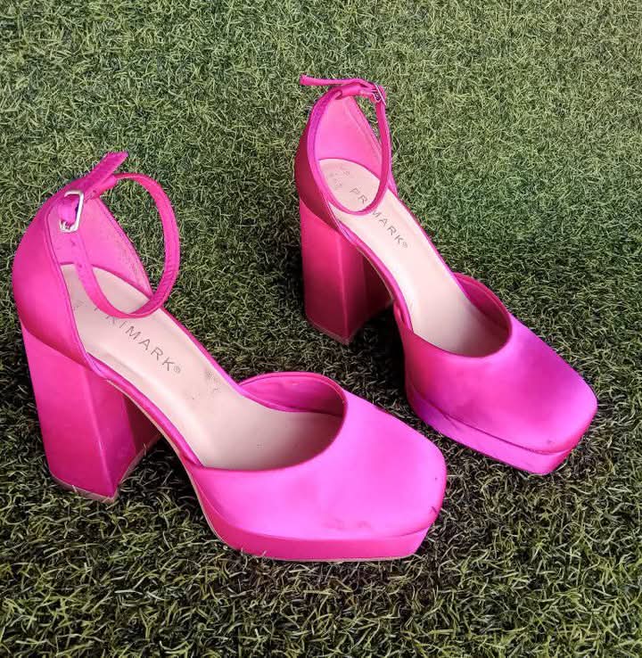 Primark Pretty pink platform heels 
