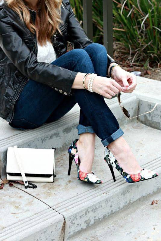 Premium floral Stilleto Heels 