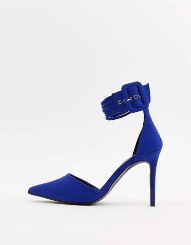 Royal Blue Court Shoe