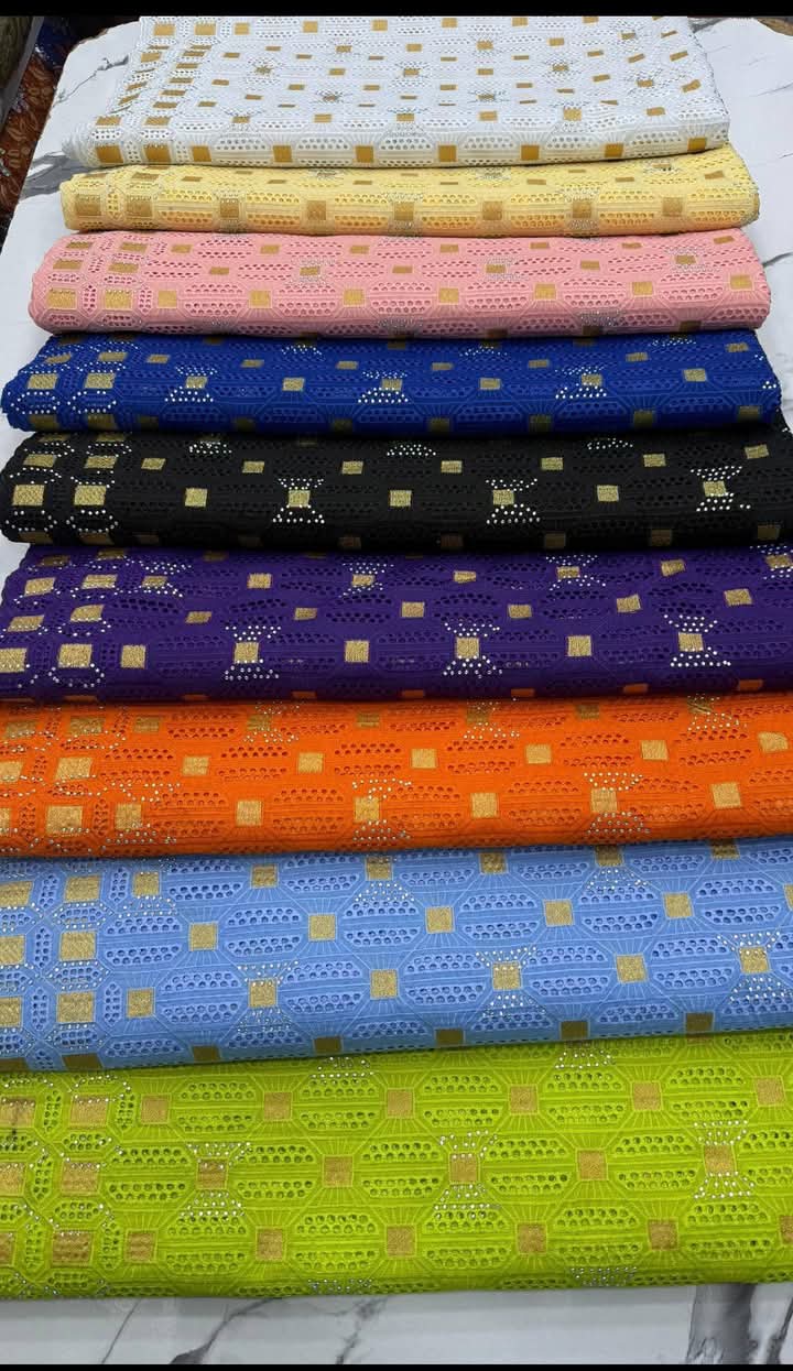 Swiss cotton voile lace