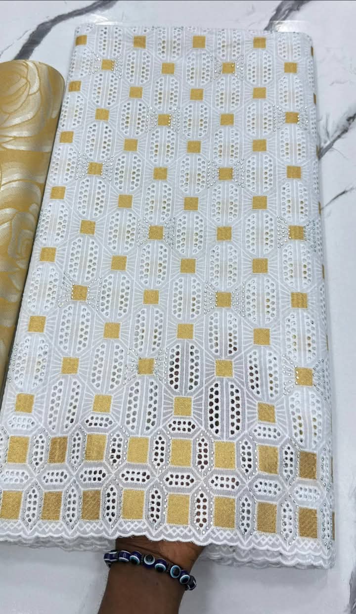 Swiss cotton voile lace