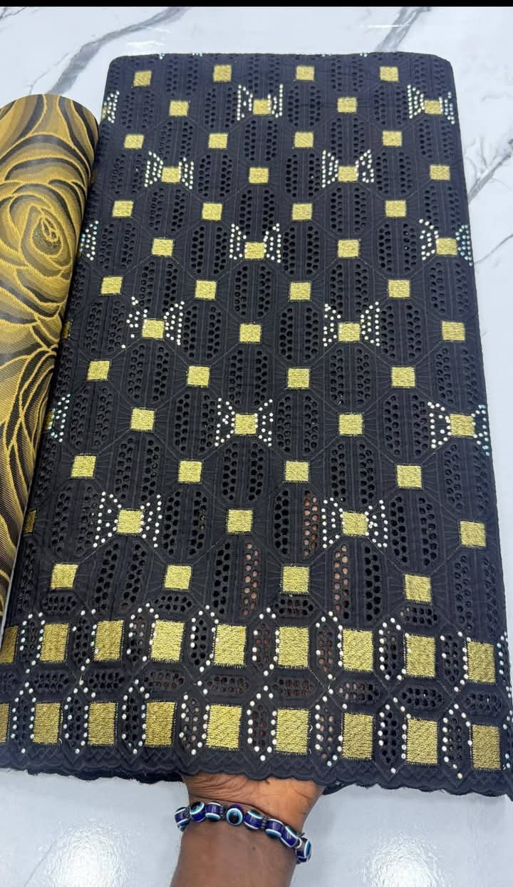 Swiss cotton voile lace