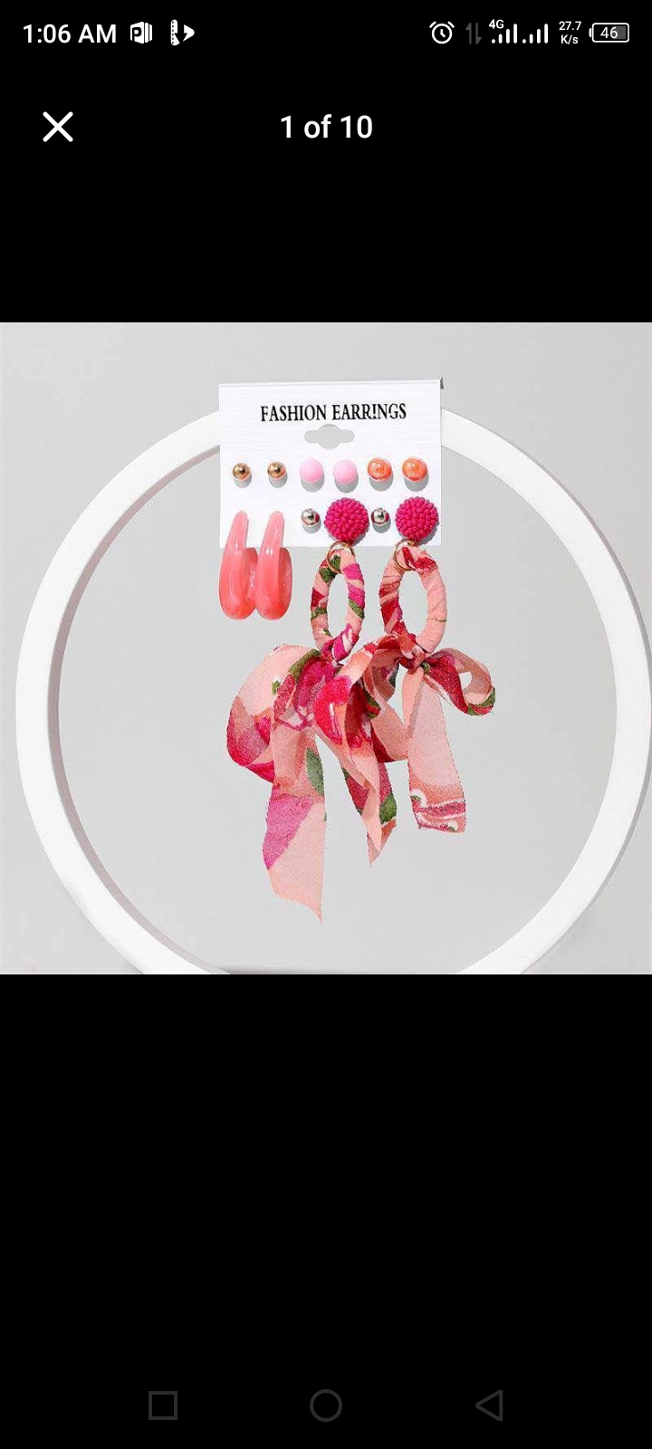 COLOURED EARRINGS SET(BIG QUALITY)